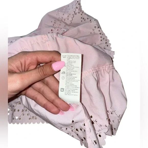 Authentic Burberry Light Pink Ruffle Skirt with Burberry Bow Size Toddler 2T - Picture 6 of 8